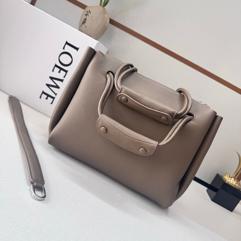 Loewe Madrid Bag 33cm Taupe Cowhide