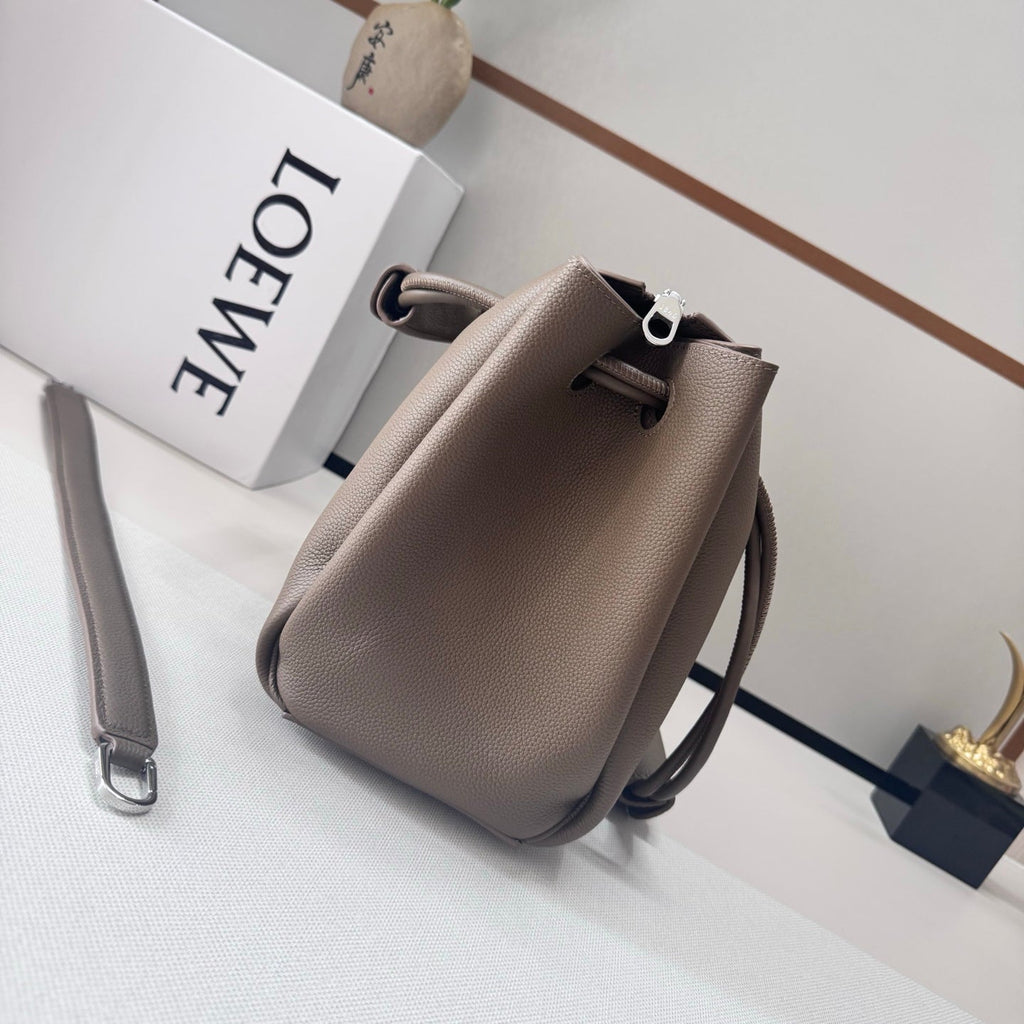 Loewe Madrid Bag 33cm Taupe Cowhide