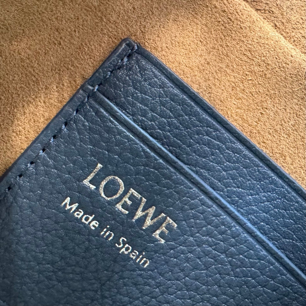 Loewe Messenger Bags 20 Navy Blue Cowhide