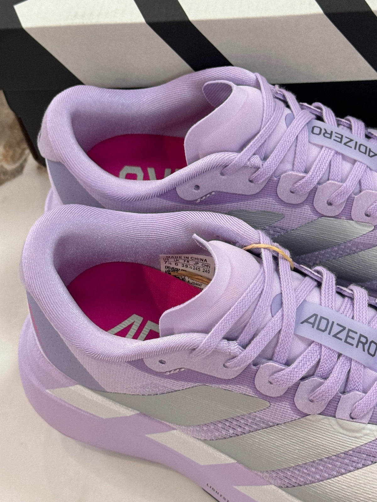 adidas Wmns Adizero Evo SL "Powder Plum / Shock Pink"