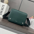 Loewe Messenger Bags 23 Dark Teal Green Cowhide