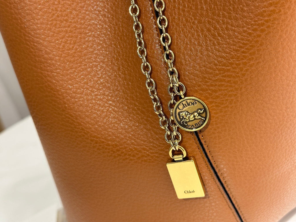 Chloe Spin Brown Calfskin