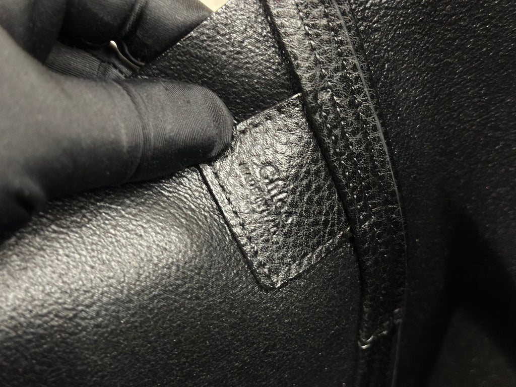 Chloe Spin Medium Bag 27cm Black Calfskin