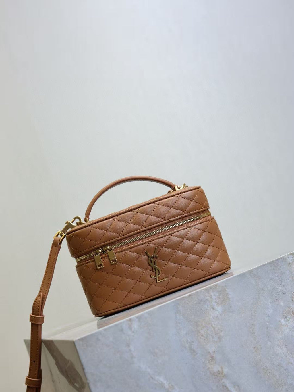 YSL Box Bag Caramel Lambskin