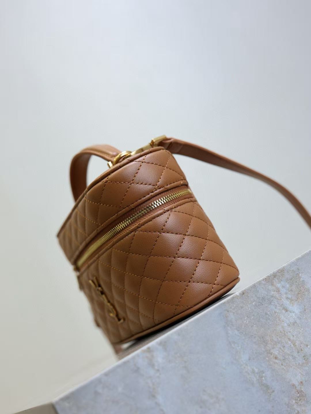 YSL Box Bag Caramel Lambskin