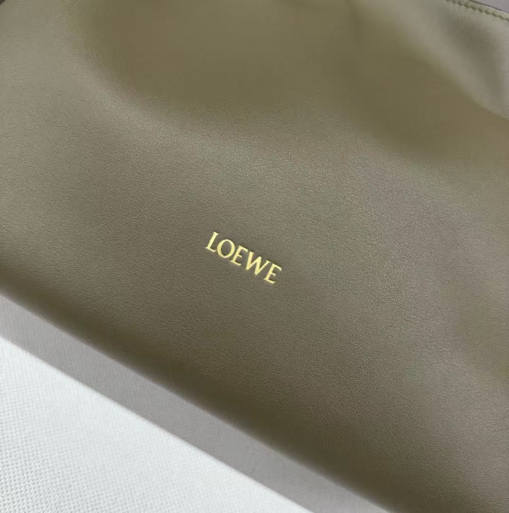 Loewe Flamenco Lucky Bag 30 Eucalyptus Olive Green Nappa Lambskin