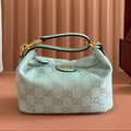 Gucci 2026 Vanity GG-Canvas Mini Top Handle Bag Green Canvas Leather 280780