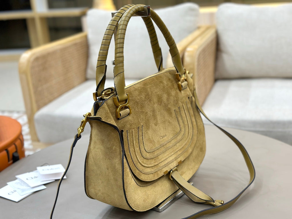 Chloe Marcie Bag Khahi Suede 281272