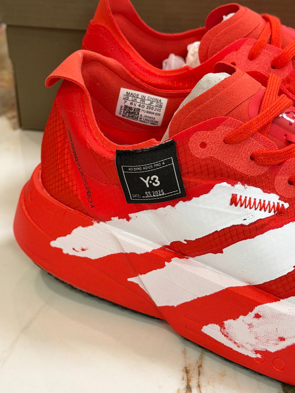 adidas Adizero Adios Pro 4 Y-3 "Chili Pepper Red"