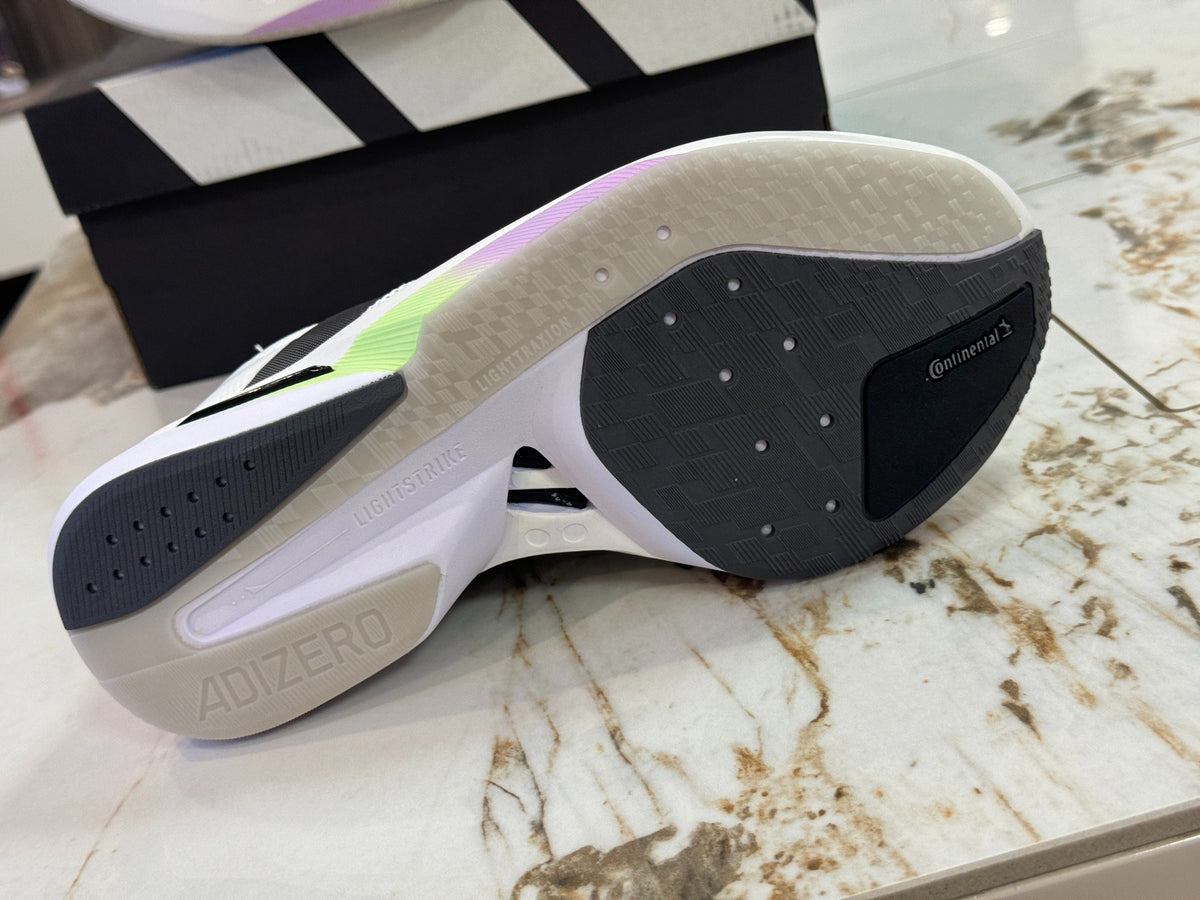adidas Adizero Boston 13 "Cloud White / Spark Lime"
