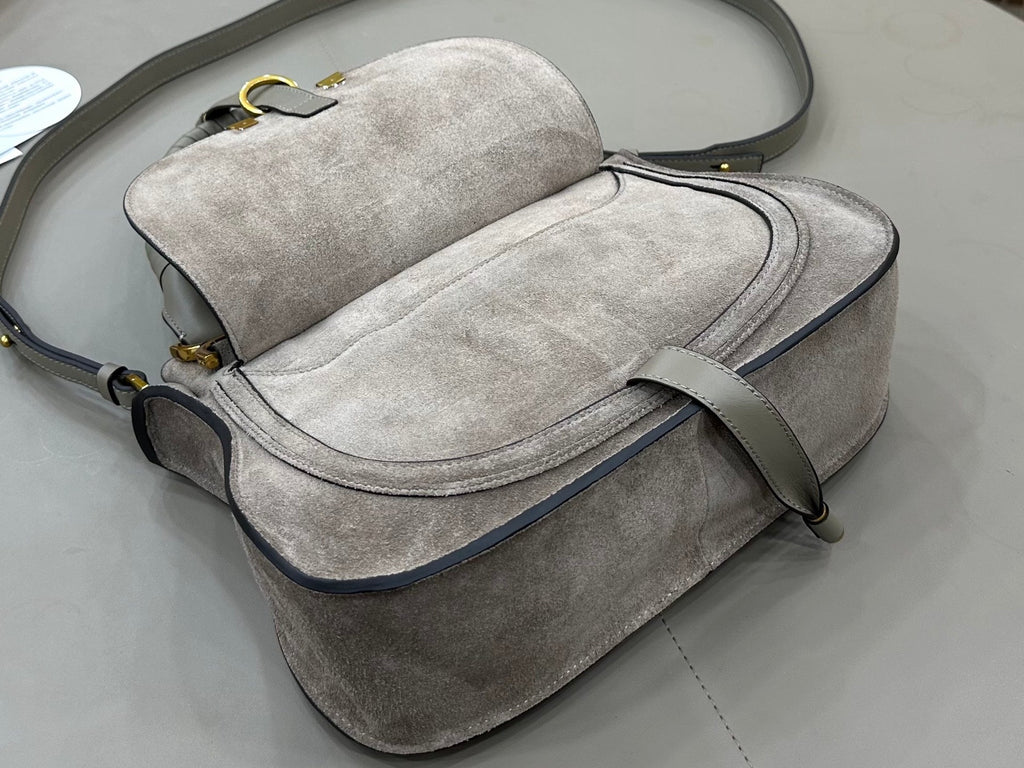 Chloe Small Marcie Bag Grey Suede 281267