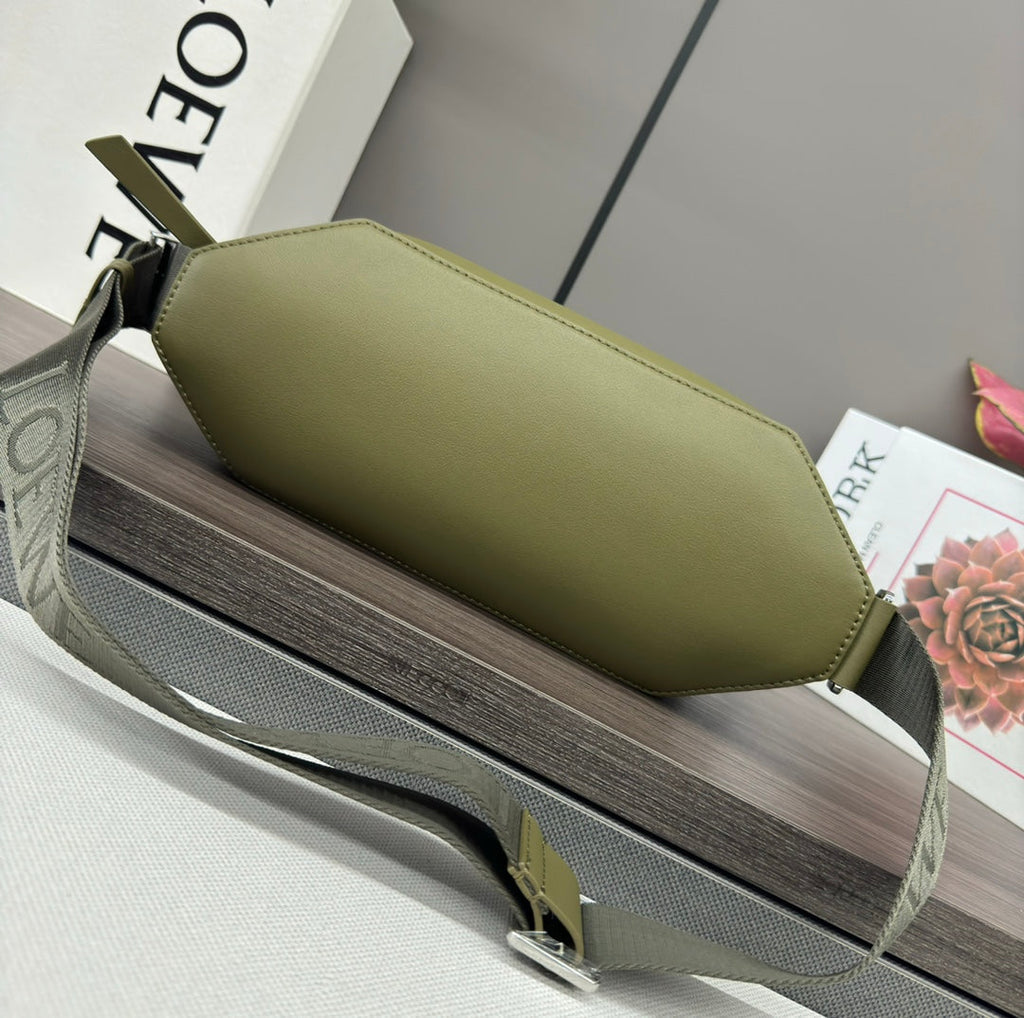 Loewe 2025 Convertible Sling Olive Green Calfskin 274660