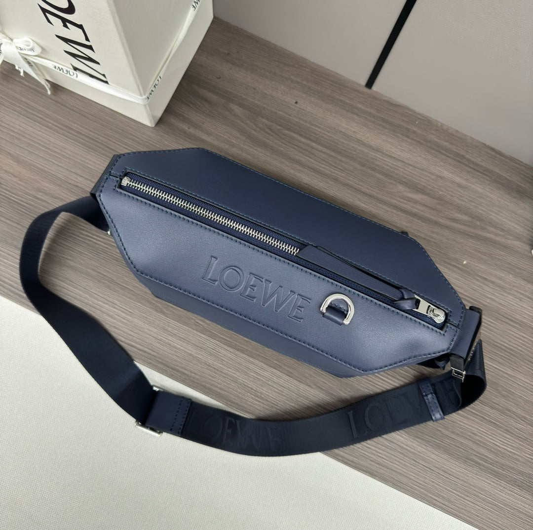 Loewe 2025 Convertible Sling Navy Blue Calfskin 274658