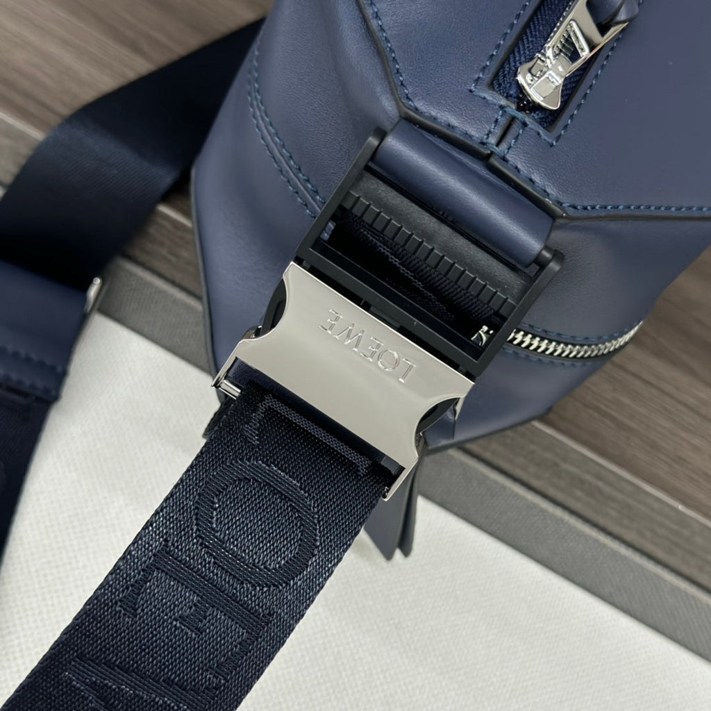 Loewe 2025 Convertible Sling Navy Blue Calfskin 274658