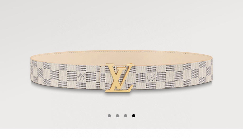 Louis Vuitton LV Initiales Damier Azur 40mm Reversible Belt