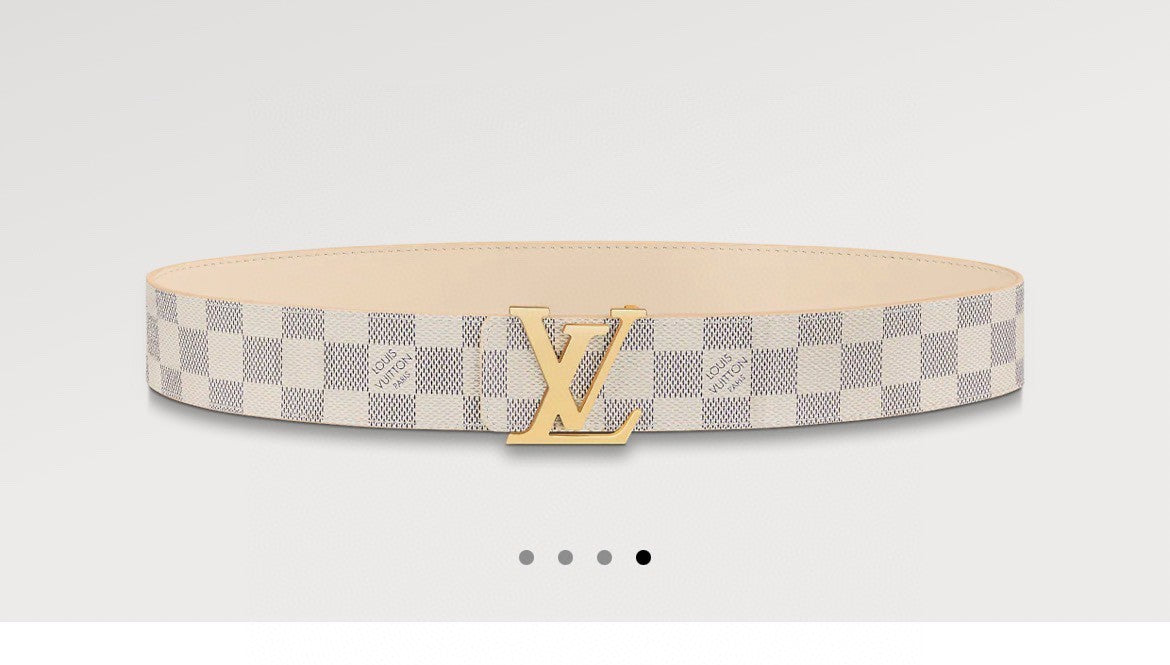 Louis Vuitton LV Initiales Damier Azur 40mm Reversible Belt