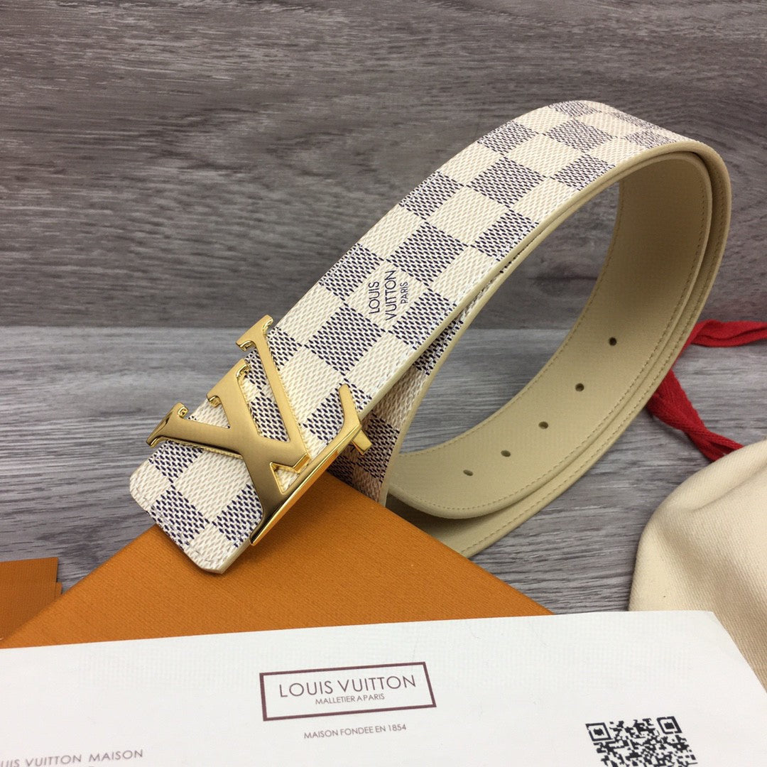 Louis Vuitton LV Initiales Damier Azur 40mm Reversible Belt