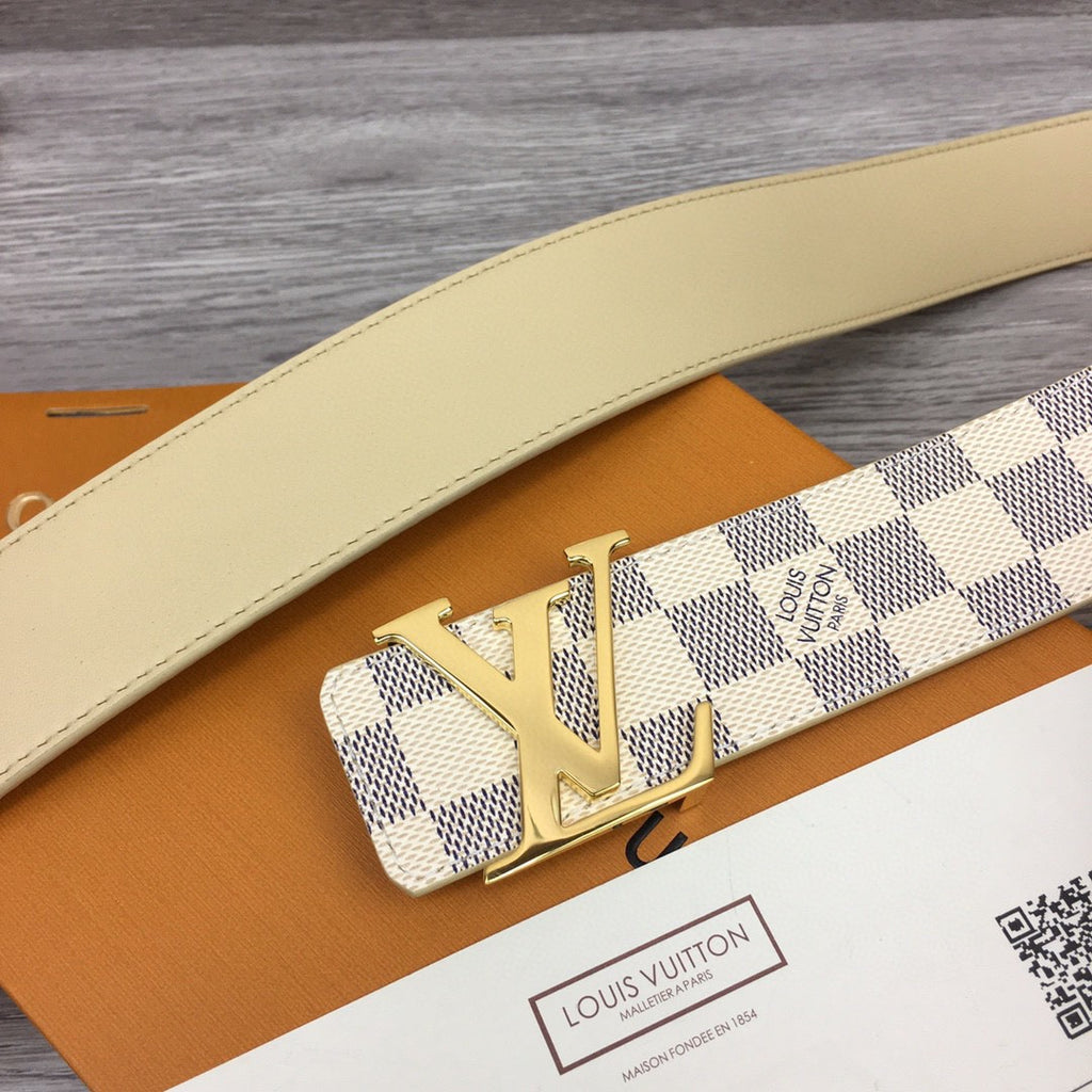 Louis Vuitton LV Initiales Damier Azur 40mm Reversible Belt