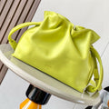Loewe 2025 Flamenco Lucky 30cm Bag Meadow Green Nappa Calfskin 274605