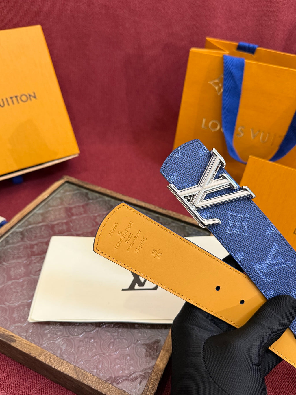 Louis Vuitton LV Dimension Monogram Heritage 40mm Reversible Belt