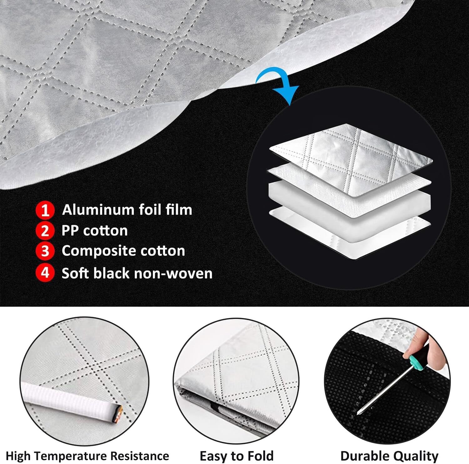 🖤🤍Black Friday Sale🤍🖤2025 Upgraded Car Windshield Magnetic Snow Cover