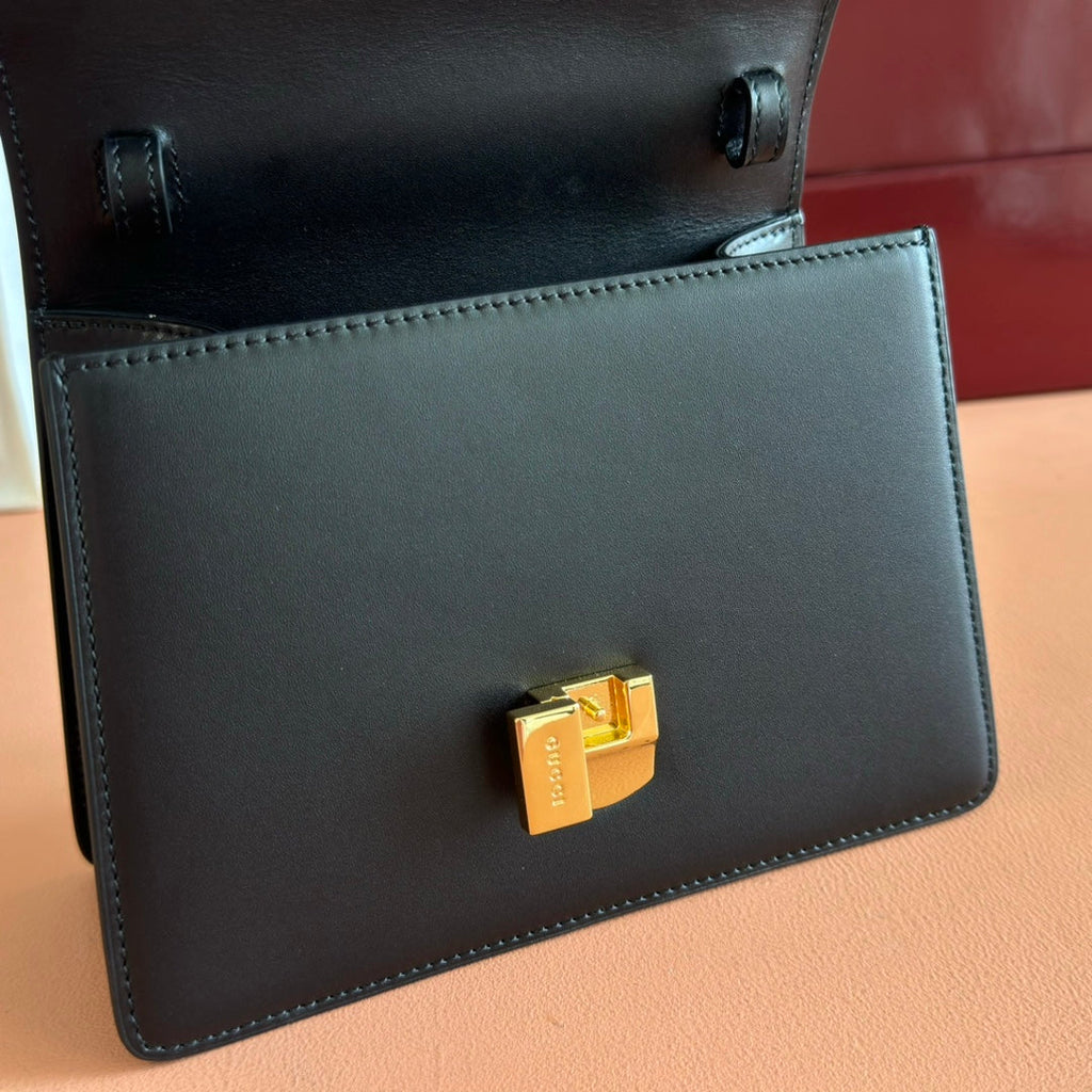 GG Sylvie Mini Chain Bag Black Lambskin