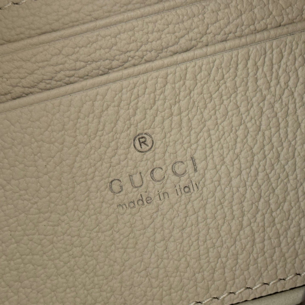 GG Aphrodite Shoulder Bag Cream Cowhide