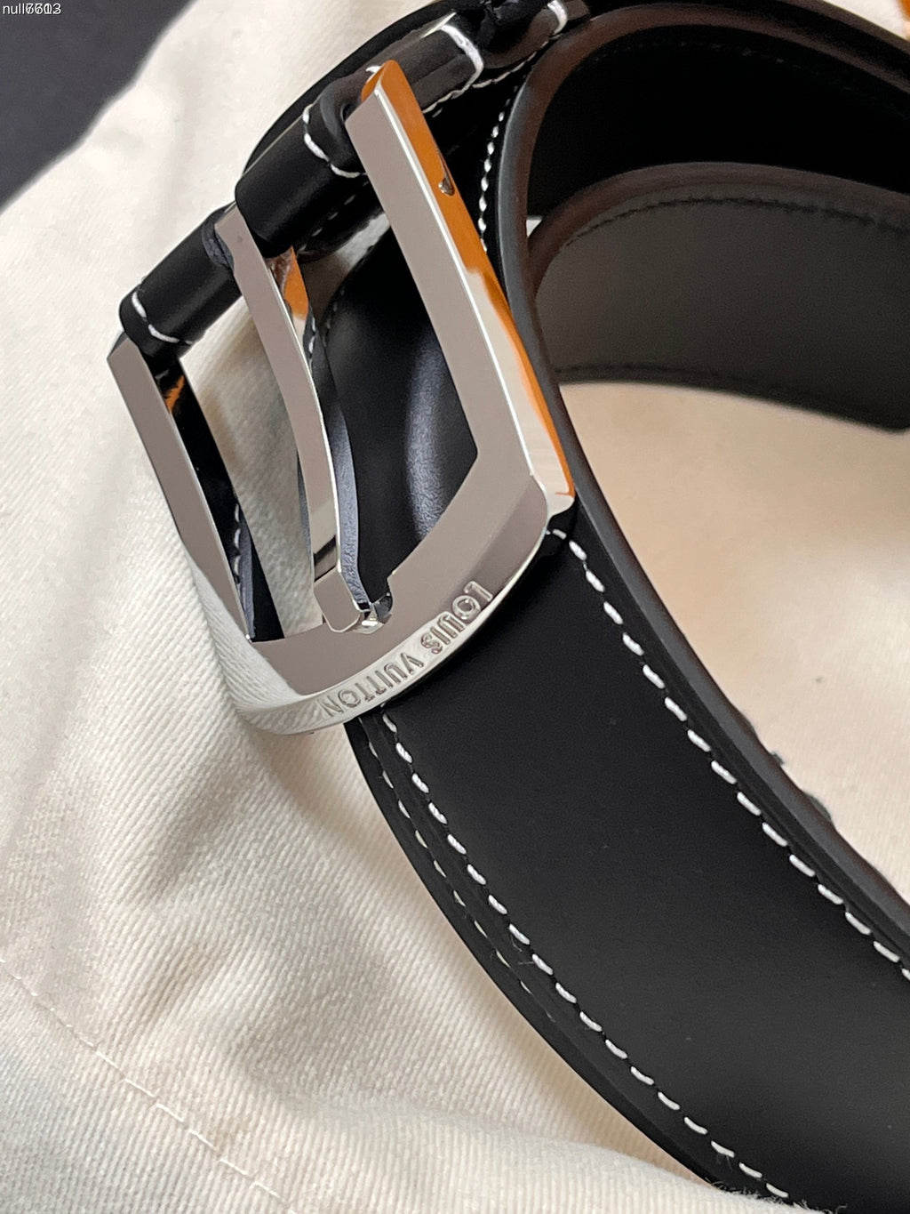 Louis Vuitton Saint Germain 35MM Belt Smooth Leather Black