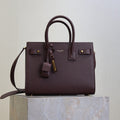YSL Sac De Jour Nano 26cm Dark Burgundy Grain Cowhide GHW