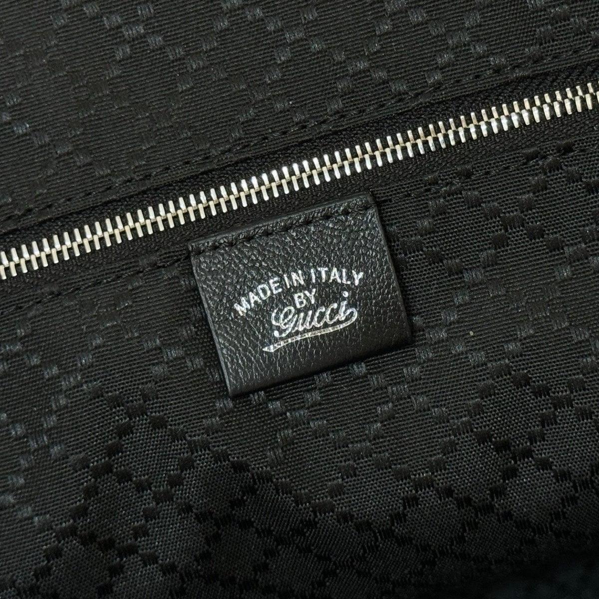 GG Jackie Large Tote Bag Black Lambskin