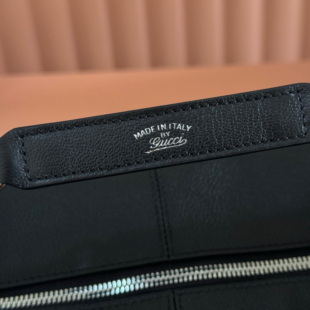 GG Brera Medium Crossbody Bag Black Lambskin
