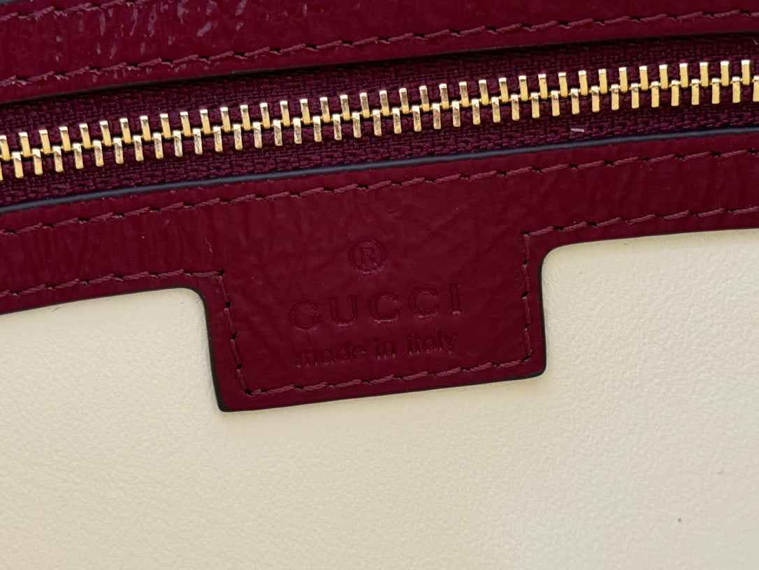 Gucci Jacket Bag Rosso Ancora Red Patent Leather 248414