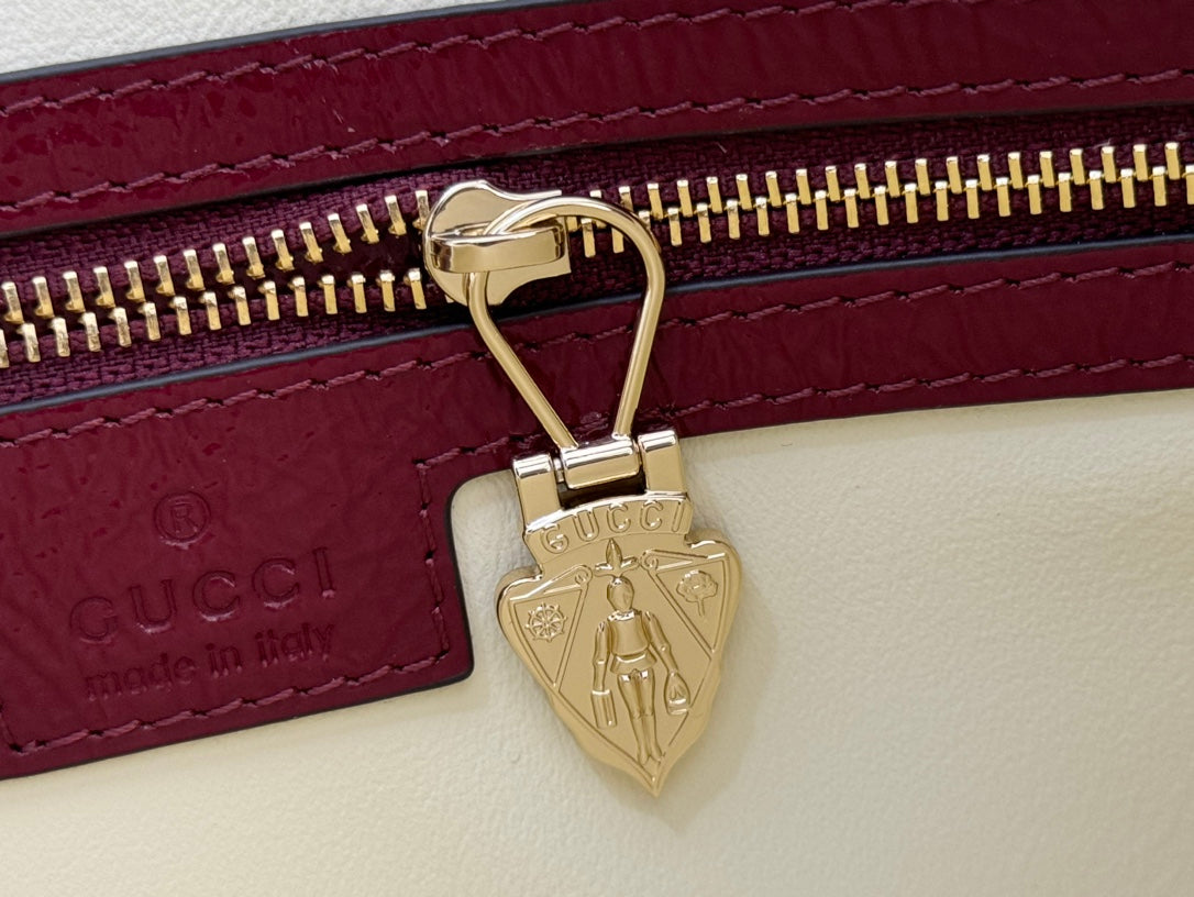 Gucci Jacket Bag Rosso Ancora Red Patent Leather 248414