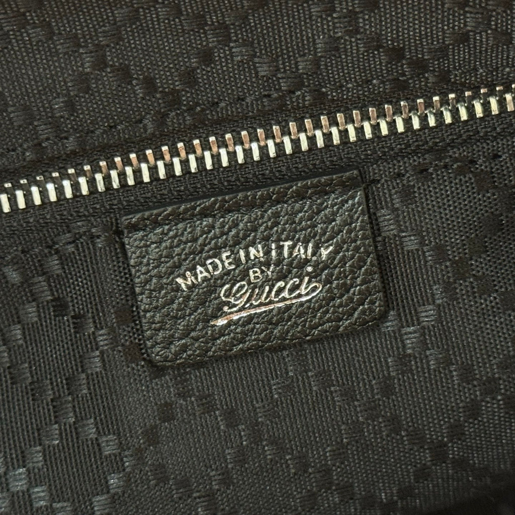 GG Brera Small Crossbody Bag Black Canvas