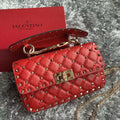VT Small Rockstud Spike Bag 20cm Lambskin