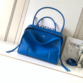 Loewe 2026 Amazona 180 Bag 24cm Blue Soft Calfskin
