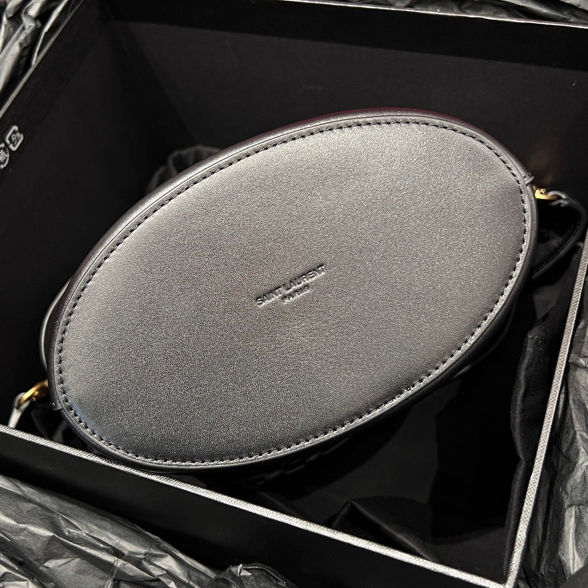 YSL Celia Mini Tote 29cm In Black Smooth Leather