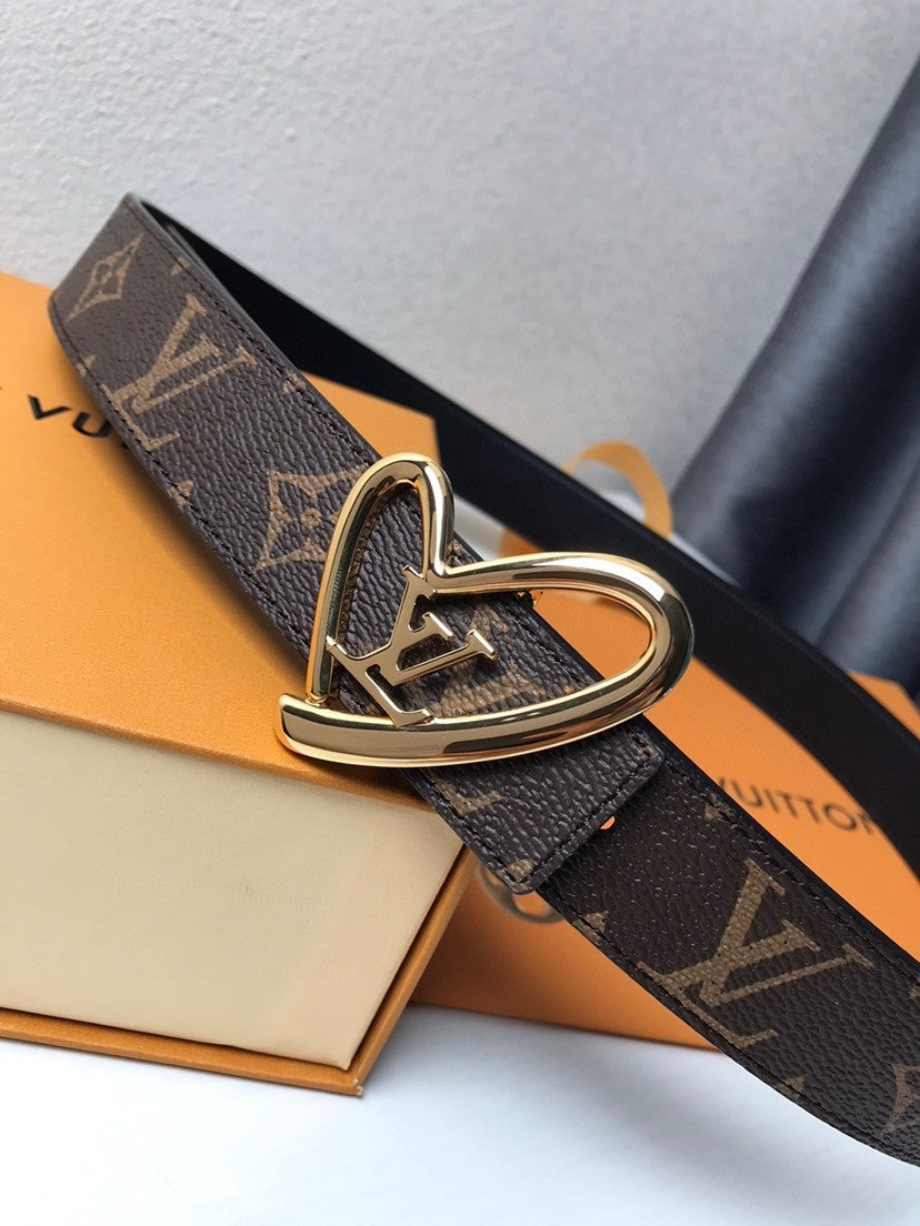 Louis Vuitton Fall In Love Reversible Belt Monogram 30MM