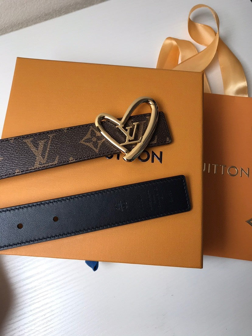 Louis Vuitton Fall In Love Reversible Belt Monogram 30MM