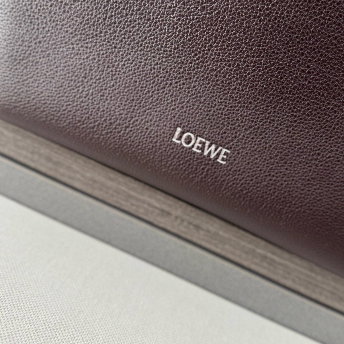 Loewe Cubi Crossbody Bag Chocolate Smooth Calfskin