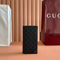 GG Supreme Long Passport Card Black Canvas