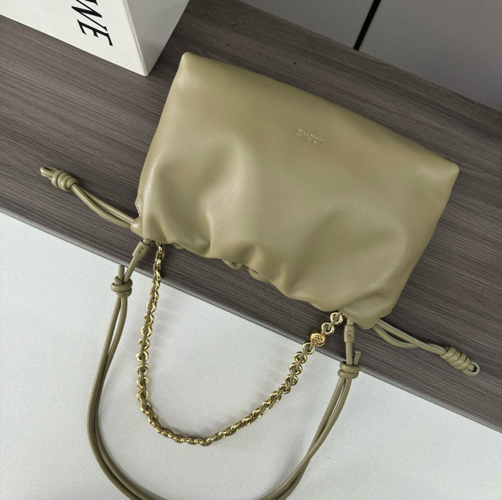 Loewe Flamenco Lucky Bag 30 Eucalyptus Green Nappa Lambskin