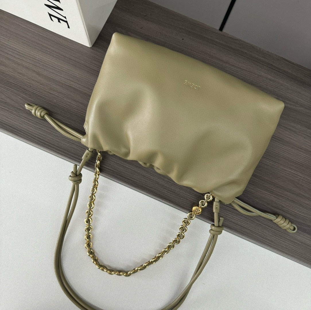 Loewe Flamenco Lucky Bag 30 Eucalyptus Green Nappa Lambskin