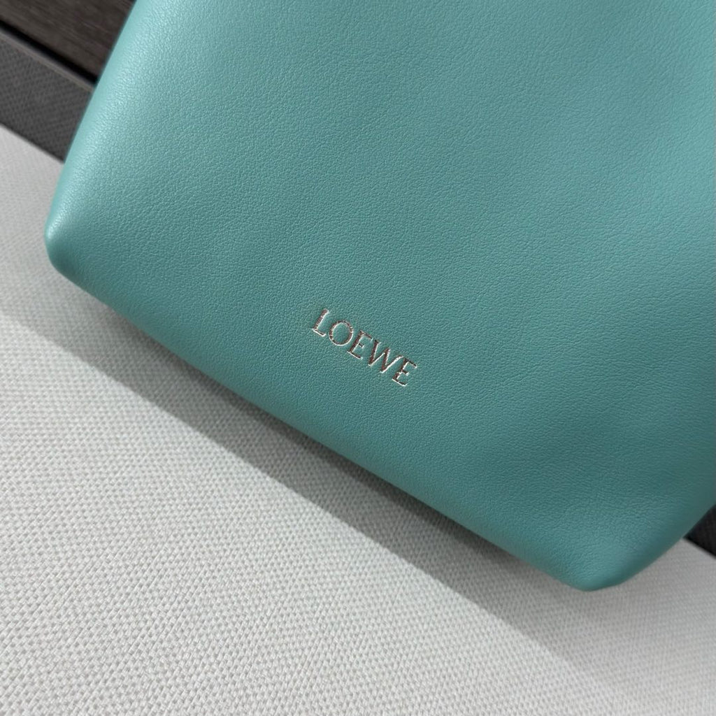 Loewe Small Pebble Hobo Light Blue Smooth Calfskin