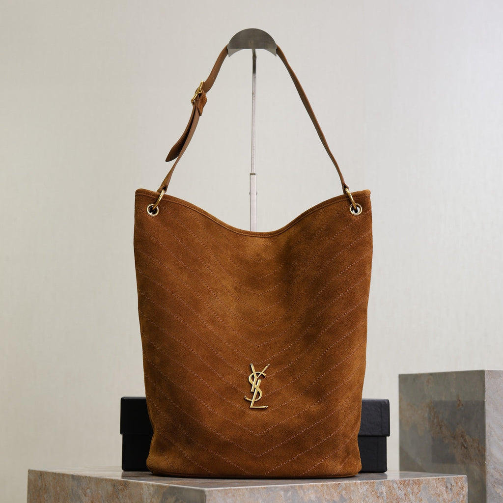 YSl Niki Supple Brown Suede