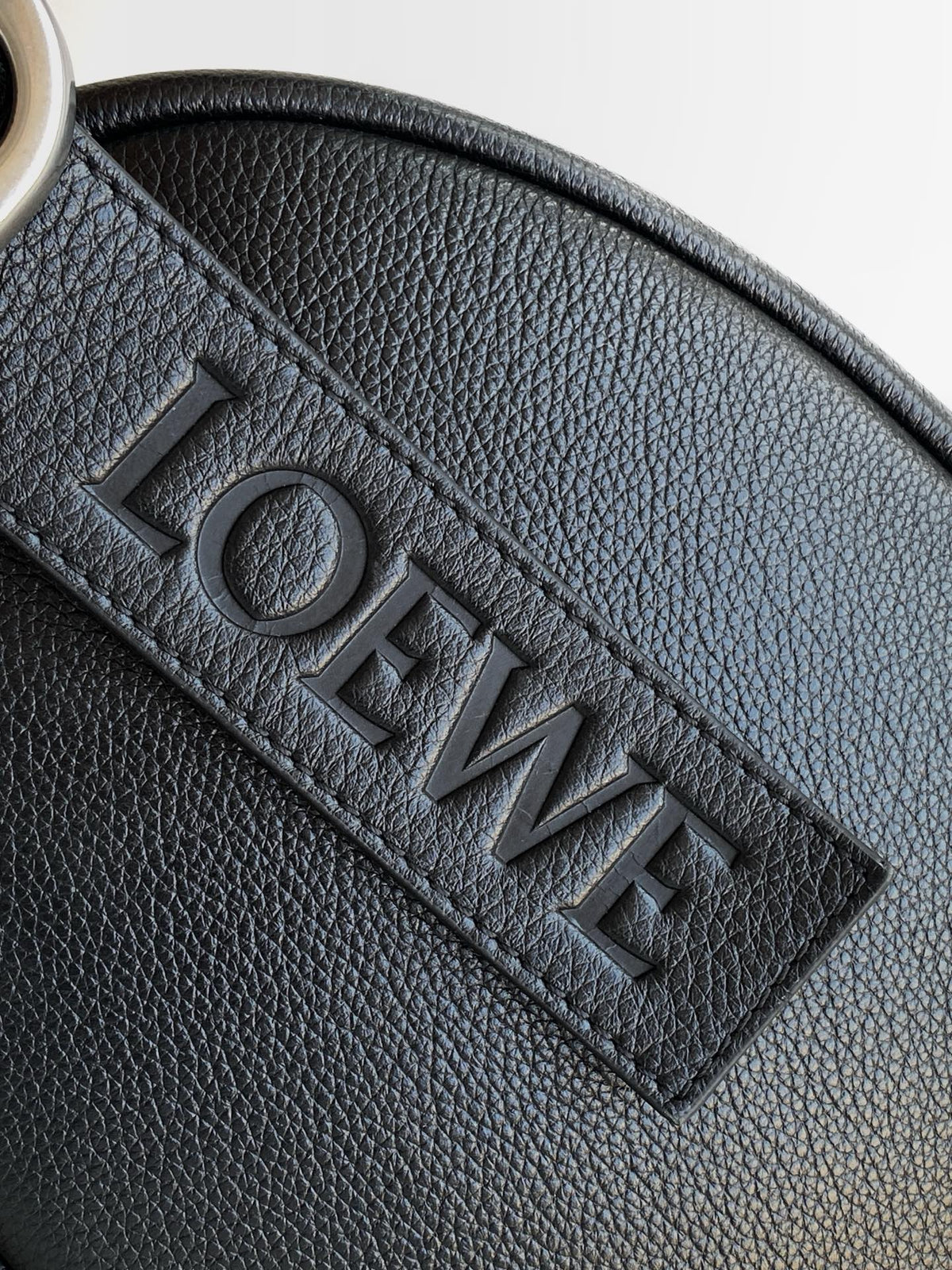 Loewe Loop Bucket Bag Black Supple Grained Calfskin