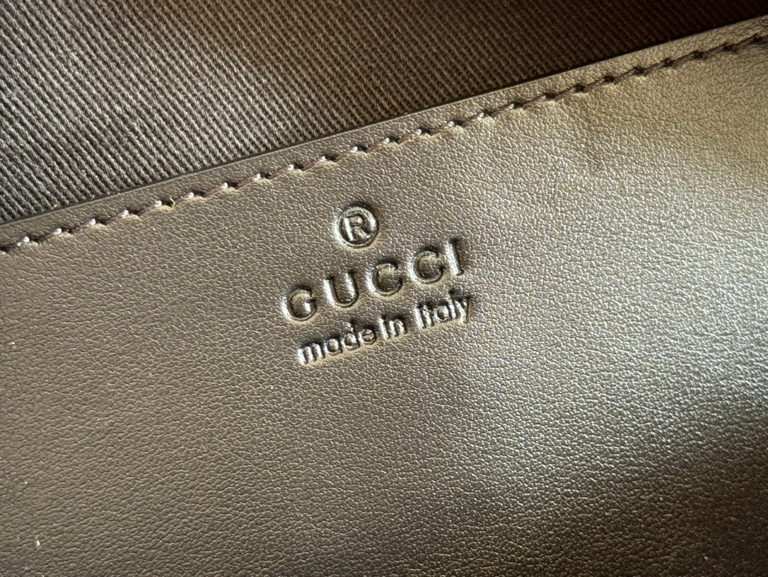 Gucci GG Marmont 24 Bag All Black Calfskin 248345