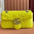 Gucci GG Marmont Bag Yellow Sheepskin 250855