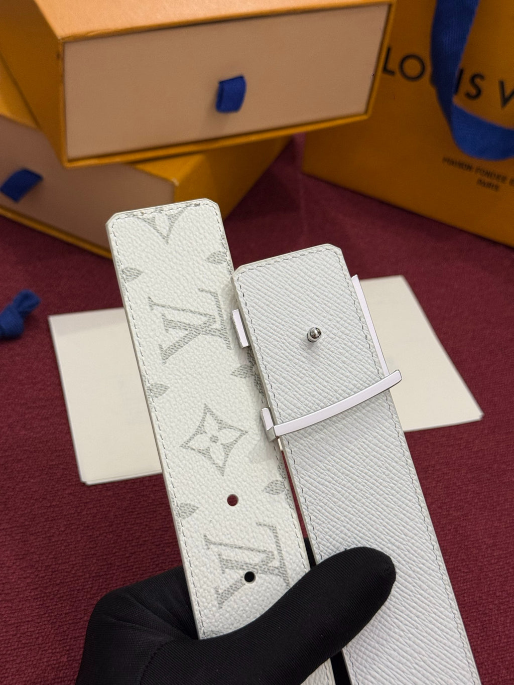 Louis Vuitton LV Initiales 40mm Reversible Belt Monogram Heritage