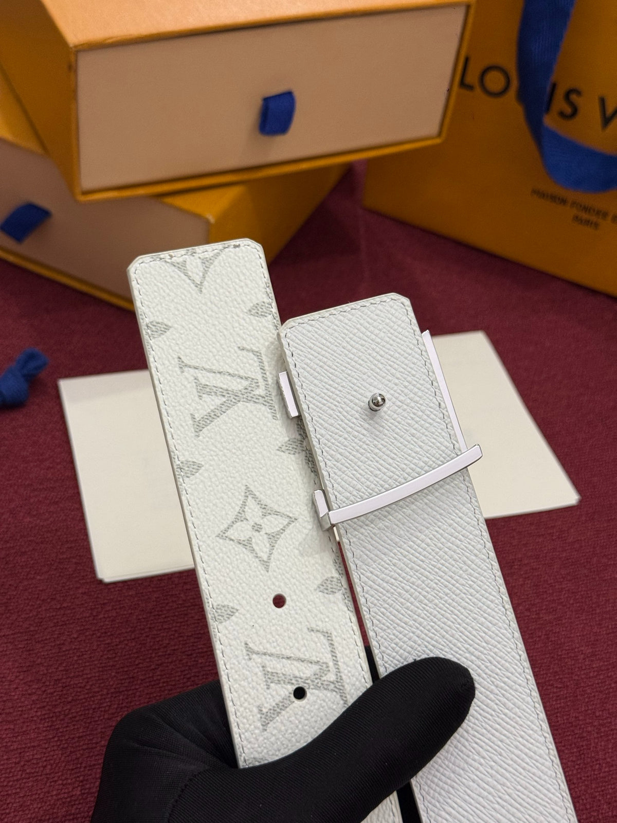 Louis Vuitton LV Initiales 40mm Reversible Belt Monogram Heritage